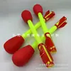 Cabeza de Cohete de Espuma EPE Roja Esponja Cabeza de Avión Algodón Perlado Tubo de Juguete eva Cabeza de Cohete Lijado