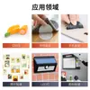 Corte y perforado a medida de cinta de gancho y bucle de nailon de color redondo y con formas especiales para accesorios de bolsas, producción en masa según muestras