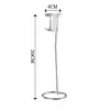 Suporte para batedor de leite de aço inoxidável direto da fábrica, escorredor de haste de agitação elétrica, porta-armazenamento de utensílios de café