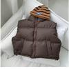 Colete de Algodão Infantil para Roupa Externa, Outono e Inverno, Novo Colete Quente Espessado com Gola Alta para Meninos e Meninas, Adequado para Crianças Maiores, Não Precisa Lavar