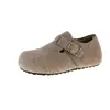 Venda Quente Cinza Birkenstocks Feminino Inverno Plus Veludo Novo Slip-on Feltro Interno Aumento de Altura Retrô Birken Sapatos de Algodão