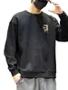 Otoño 2026 Nuevo Sudadera de Alto Nivel Estilo Americano para Hombre Otoño/Invierno Holgada Estilo Callejero Fresca Camiseta de Manga Larga de Alto Nivel para Hombre Top