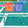 Marcador de Baloncesto de Pie Marcador de Fútbol para Jardín de Infancia Marcador Volteable de Voleibol Soporte para Marcador Tenis de Mesa