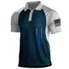 2023 Amazon Transfronterizo Nueva Moda para Hombre Polo de Solapa para Hombre Top Casual de Manga Corta