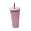 Copo com Canudo para Carro em Aço Inoxidável com Gravação e Impressão Copo de Café Portátil Copo Térmico de Aço Inoxidável Copo de Presente Copo de Água para Carro