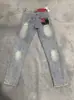 Jeans para hombre retro americano, nueva marca de moda primavera y otoño, pantalones largos casuales ajustados rectos elásticos, venta al por mayor para hombre
