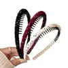 [Procesamiento Personalizado] Diadema Envuelta en Tela de Lunares para Mujer con Dientes, Aro Antideslizante para el Cabello, Elegante Accesorio para el Cabello para Verano