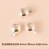 Cobre banhado a ouro 18k pulseira e colar DIY materiais de miçangas artesanais fecho em U fecho de ponta conta de posicionamento fecho acessórios