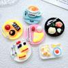 Plato para Postre de Pastel Pegamento en Crema Imán para Nevera DIY Funda de Teléfono Accesorios para el Cabello Diadema Colgante Accesorios de Resina Adornos