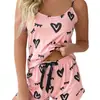 Conjunto de Pijama Cruzado para Mujer 2025 Moda Simple de Seda de Leche Pijama para Mujer Estampado de Alta Calidad