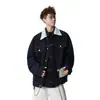 Chaqueta de Mezclilla Retro Americana Color Original para Hombre, Marca de Moda, Estilo de Gama Alta, Ropa de Mezclilla 2026, Chaqueta de Estilo Holgado y Casual