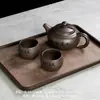 Tetera de Arcilla Púrpura de Gran Capacidad, Tetera Clásica Estilo Antiguo, Juego de Té Kung Fu de Una Tetera Dos Tazas Cuatro Tazas, Tetera Casera para Preparar Té de Una Sola Tetera B12