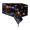 Zb273 Color Nochevieja Nochevieja Mantel 130*220cm Fiesta Mantel Desechable Pe Mantel de Fiesta