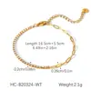 Pulsera de Cadena de Acero Inoxidable de Alta Gama Europea y Americana con Eslabones Cruzados y Circonita, Joyería de Mano Versátil de Acero de Titanio, Joyería Transfronteriza