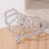 Versión coreana de tocado de corona de diamantes de imitación para niños, festival, actuación, clase de baile, regalo de cumpleaños para niñas, peine para el cabello al por mayor