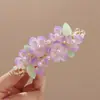 Novo Presilha de Cabelo Flor Pérola Super Fada Chinesa Feminina Fresca Temperamento Grampo de Cabelo Hanfu Qipao Presilha Lateral Meio Preso