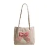 Transfronterizo 2025 Bolsos de Mujer Diseño de Nicho Moño Bloqueo de Color Bolso de Hombro Versátil Bolso de Mano Casual Bolso Tote Venta al por Mayor