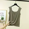 Nuevo Chaleco de Modal Talla Grande para Verano, Corte Holgado, Adecuado para Usar en Capas o Solo, Top sin Mangas, Camiseta Base Delgada
