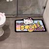 Hola Kt Tapete de Baño Tapete Antideslizante para Pies de Baño Inodoro Alfombra Doméstica Absorbente de Agua Secado Rápido de Lodo Diatomeas