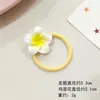 Novo Presilha de Cabelo Fofa de Flor de Pessegueiro para Crianças Presilha de Cabelo de Flor de Ovo Tira de Cabelo Anel de Cabelo Flor Presilha Lateral Corda de Cabelo Acessórios de Cabelo
