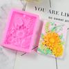 P1628 novo estilo flores e plantas margarida crisântemo listagem gesso listagem molde de silicone pingente de pedra perfumada molde de silicone