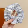 Goma para el pelo con lazo estilo coreano para mujer, Cuerda para el pelo de alta gama, Dulce y linda, Goma para coleta extragrande, Banda elástica