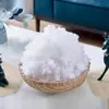 Relleno de algodón perlado algodón de seda algodón de alta elasticidad relleno de algodón relleno de terciopelo de plumas núcleo de almohada de algodón suave algodón para muñecas
