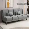 Sofá cama plegable doble uso doble tres personas multifuncional simple habitación de alquiler dormitorio sala de estar perezosa sofá de tela