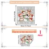 Festival de Navidad Multiestilo Conejito de Navidad Lindo Pegatinas para Ventana Vidrio de Escaparate Puerta de Vidrio Decoración del Hogar Pegatinas Electrostáticas para Vidrio