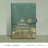 Guochao Cidade Proibida Wenchuang Salão de Oração Caderno Copo Térmico Caixa de Presente conjunto Personalizado Logotipo Impressível Presente Corporativo