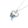 Joyería Transfronteriza de Nuevo Estilo para Mujer, Cadena de Clavícula de Alta Gama, Versátil Collar con Colgante en Forma de Corazón, Collar de Amor de Lujo Ligero de Nicho para Mujer