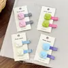 Presilhas de Cabelo Coloridas em Formato de Coração Macaron Coreanas, Presilhas Doce Bico de Pato, Presilhas para Franja, Acessórios de Cabelo Versáteis, Acessórios de Cabeça