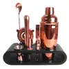 Conjunto de 10 Copos para Chicktail Pinno Transfronteiriço Aço Inoxidável Coqueteira de Cocktail Conjunto Completo para Bar Cocktail Chick Cup