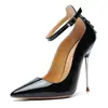 Estilo novo europeu e americano 13CM cama sexy plus size fetiche nos pés salto agulha travestismo performance balada sapatos únicos transfronteiriços