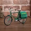 Adorno Modelo de Bicicleta Vintage de 28 Pulgadas Decoración Creativa Retro Nostálgica para Gabinete de Vino Entrada Juguete Negro