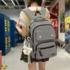 Nova Mochila Simples Xadrez Estilo Coreano para Alunas, Mochila Escolar Leve e Estilosa para Homens, Casual, Redutora de Peso, Mochila à Prova d'Água