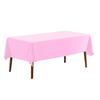 Mantel Desechable de Material Peva Liso Engrosado y Ampliado 137*183cm Mantel de Color Puro Decoración de Fiesta Color Único