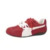 Fábrica de Origem de Comércio Exterior Processamento e Personalização de Sapatos Femininos de Tamanho Grande, Tênis de Treino Alemães Casuais, Sapatos Femininos Color Block com Cadarço Retro