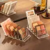 Caixa de Armazenamento de Paleta de Sombras Armário com Espelho Compartimento para Cosméticos Prateleira Acrílico Compacto de Pó Cushion Organizador de Maquiagem Ferramenta