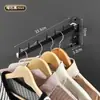 Gancho para Ropa de Actividad sin Taladro de Acero Inoxidable Transfronterizo Gancho para Abrigos de Hotel Colgador Plegable para Ropa de Balcón de Hotel y Apartamento
