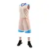 En stock de fábrica Traje de Baloncesto Impresión y Logo para Hombres y Mujeres Traje de Entrenamiento Grupal de Equipo a Traje de Baloncesto Personalizado