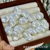 Arete de Perla Barroca de Vidrio de Forma Irregular Perla de Imitación Componente para Accesorios de Cabello Colgante Producto Semiterminado