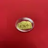 Adesivo de Celular Shuibeicai Ouro 999 Ouro Puro Princesa Por Favor Enriqueça Gato da Sorte Folha de Ouro Puro Venda Direta da Fábrica