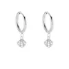 Exquisitos Pendientes de Zirconia, Clips para Orejas para Mujer, Acero Inoxidable, Múltiples Estilos a Elegir, Pendientes Retro Franceses, Suministro Directo de Fábrica
