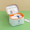 Nueva bolsa de medicamentos de doble capa de gran capacidad portátil bolsa de almacenamiento de medicamentos botiquín de primeros auxilios familiar para exteriores kit médico emergencia de salud