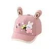 Gorras de Bebé Estilo Coreano al por Mayor Gorras de Béisbol para Niños y Niñas de 1 Año Gorras Infantiles de Dibujos Animados Champiñón Conejo Sombreros de Sol de Verano