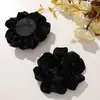 Outono e Inverno Atmosfera Preguiçosa Retrô Veludo Camélia Clip DIY Laço de Cabelo Adorno de Cabeça Broche Acessórios de Flor para Roupas