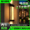 Luzes de parede solares externas, luzes de jardim à prova d'água, luzes para pilares laterais de portões de vilas, luzes de parede externas para varandas