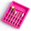 Set de Cabezales de Pulido para Uñas Pintura Diamante Broca de Silicona Pequeño Bolsillo Tratamiento Pelar Agitar Tono Set de Arte para Uñas