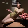 Shuoyao Lingerie Sexy para Jovem Mulher Estilo Europeu e Americano Renda Transparente Puro Desejo Peça Única Uniforme Conjunto de Roupa Sedutora 770
